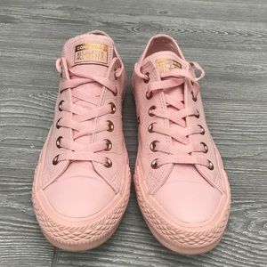vapour pink rose gold converse